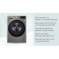 Máy giặt LG AI DD Inverter 11 kg FV1411S4P