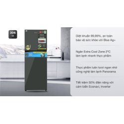 Tủ lạnh Panasonic Inverter 306 lít NR-TV341VGMV