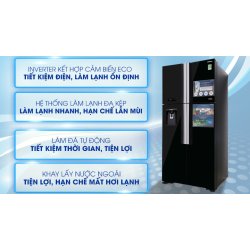 Tủ lạnh Hitachi Inverter 540 lít R-FW690PGV7X GBK