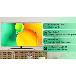 Smart Tivi NanoCell LG 4K 50 inch 50NANO76SQA