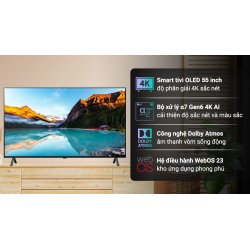 Smart Tivi OLED LG 4K 55 inch 55A3PSA