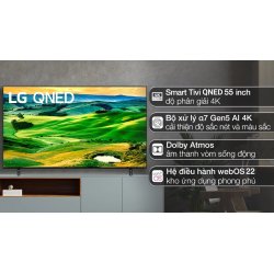 Smart Tivi QNED LG 4K 55 inch 55QNED80SQA