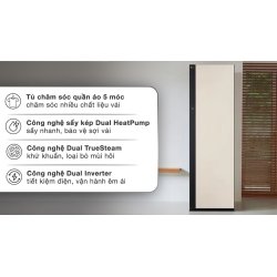 Tủ chăm sóc quần áo thông minh LG Styler Inverter 5 móc SC5MBR80H
