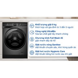 Máy giặt Electrolux UltimateCare 500 Inverter 9 kg EWF9023P5SC