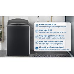 Máy giặt LG AI DD Inverter 25 kg TV2725SV9J