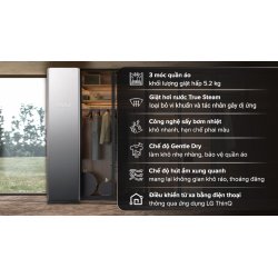 Tủ chăm sóc quần áo thông minh LG Styler Inverter 3 móc S3MFC 2