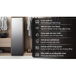 Tủ chăm sóc quần áo thông minh LG Styler Inverter 5 móc S5MB 2