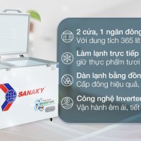 Tủ đông Sanaky Inverter 365 Lít VH-5699W3