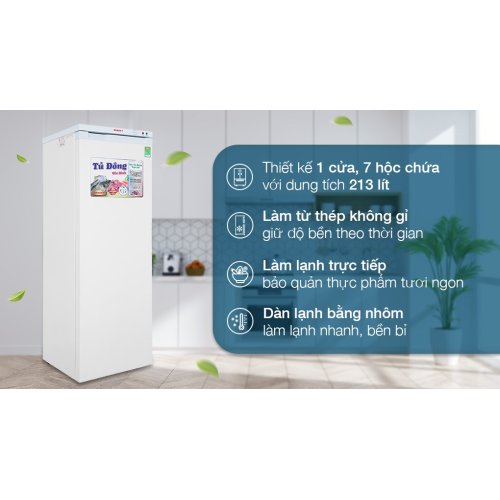 Tủ đông Sanaky 213 lít TD.VH230VD 0