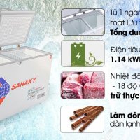Tủ đông Sanaky Inverter 280 lít VH-4099W3