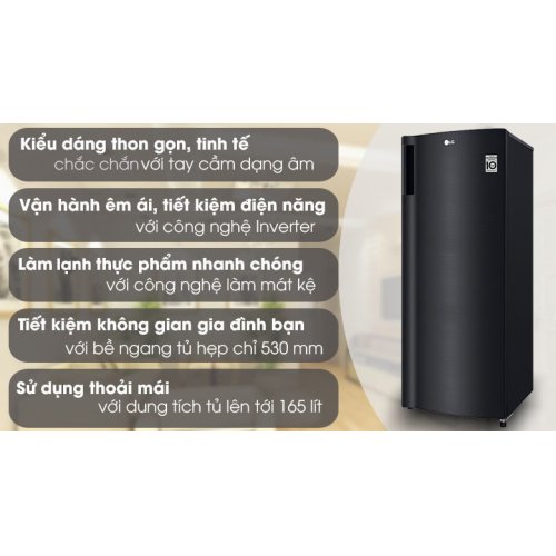 Tủ đông LG Inverter 165 lít GN-F304WB 0