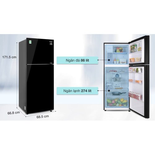 Tủ lạnh Samsung Inverter 360 lít RT35K50822C/SV 0
