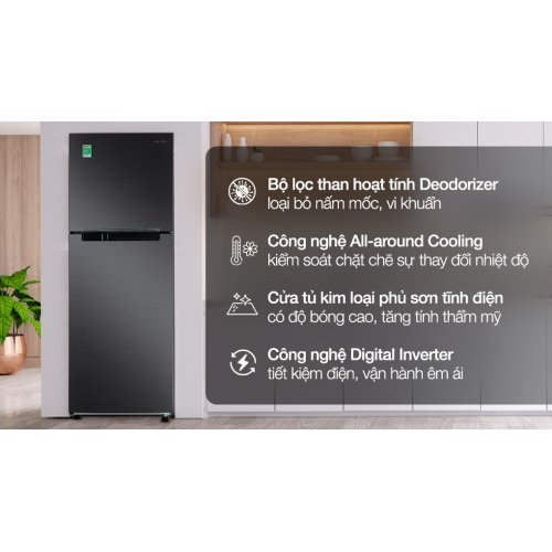 Tủ lạnh Samsung Inverter 460 lít RT46K603JB1/SV 0