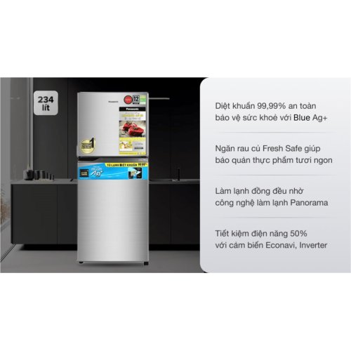 Tủ lạnh Panasonic Inverter 234 lít NR-TV261APSV 0