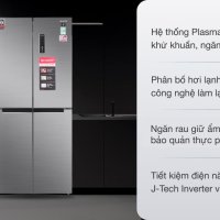 Tủ lạnh Sharp Inverter 401 lít Multi Door SJ-FXP480V-SL