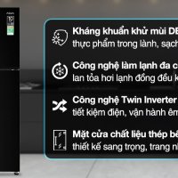 Tủ lạnh Aqua Inverter 189 lít AQR-T220FA(FB)