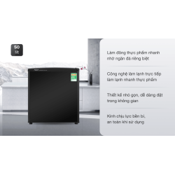 Tủ lạnh Aqua 50 lít AQR-D59FA(BS) 0