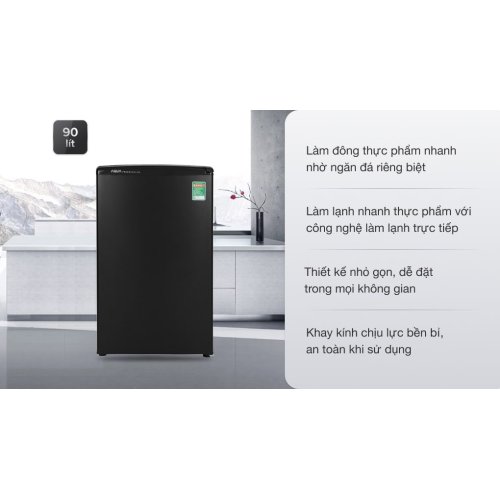 Tủ lạnh Aqua 90 lít AQR-D99FA(BS) 0
