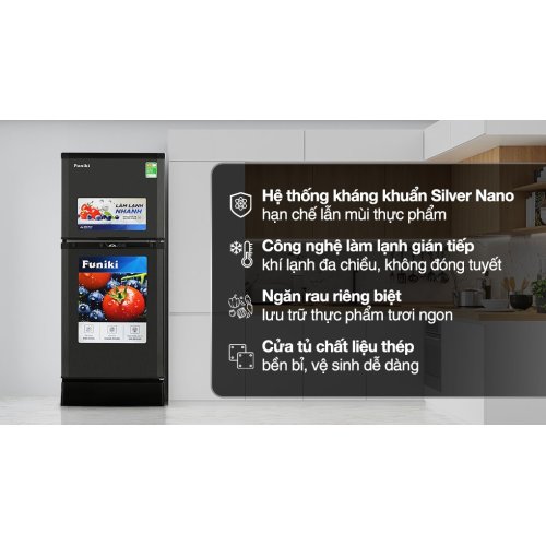 Tủ lạnh Funiki 120 lít HR T6120TDG 0