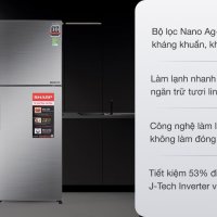 Tủ lạnh Sharp Inverter 287 lít SJ-X316E-DS