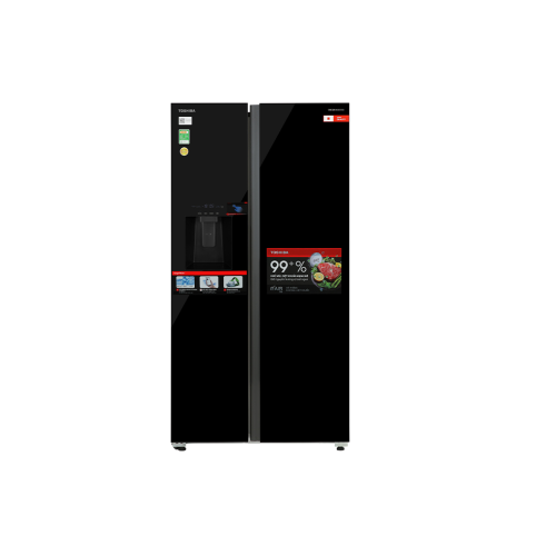 Tủ lạnh Toshiba Inverter 568 lít Side By Side GR-RS755WIA-PGV(22)-XK 0