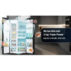 Tủ lạnh Hitachi Inverter 569 lít Side By Side R-MX800GVGV0 GBK 2