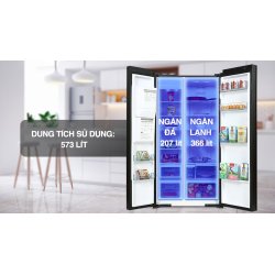 Tủ lạnh Hitachi Inverter 573 lít Side By Side R-SX800GPGV0 GBK 2