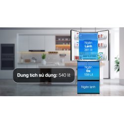 Tủ lạnh Hitachi Inverter 540 lít Multi Door R-HW540RV(X) 2