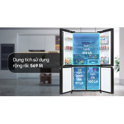 Tủ lạnh Hitachi Inverter 569 lít Multi Door R-WB640VGV0 GBK 2