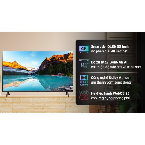 Smart Tivi OLED LG 4K 55 inch 55A3PSA 0