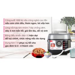 Nồi cơm cao tần Toshiba 1 lít RC-10IP1PV 2