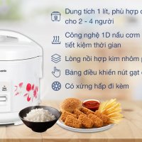 Nồi cơm nắp gài Panasonic 1 lít SR-MVN10FRAX