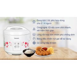 Nồi cơm nắp gài Panasonic 1 lít SR-MVN10FRAX 0