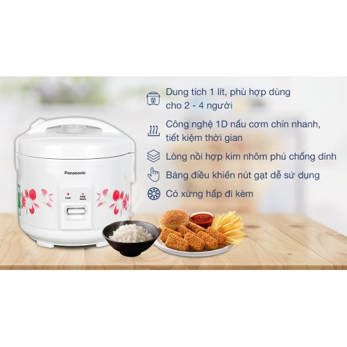 Nồi cơm nắp gài Panasonic 1 lít SR-MVN10FRAX 0