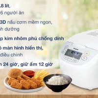Nồi cơm điện tử Panasonic 1.8 lít SR-CL188WRAM