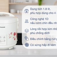 Nồi cơm nắp gài Panasonic 1.8 lít SR-MVN18FRAX