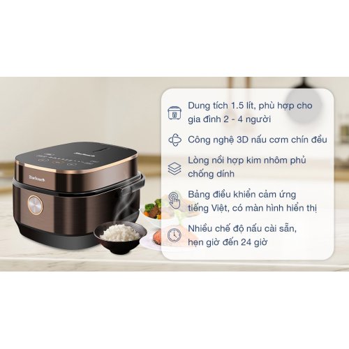 Nồi cơm điện tử BlueStone 1.5 lít RCB-5949 0