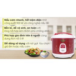 Nồi cơm nắp gài Cuckoo 3 lít CR- 1713 0