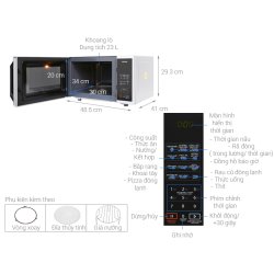 Lò vi sóng có nướng Toshiba ER-SGS23(S1)VN 23 lít 2