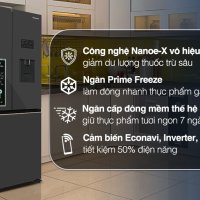 Tủ lạnh Panasonic Inverter 495 lít Multi Door PRIME+ Edition NR-CW530XMMV