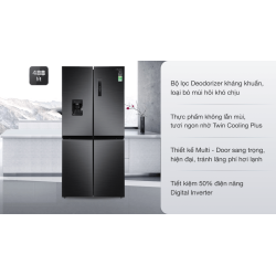 Tủ lạnh Samsung Inverter 488 lít Multi Door RF48A4010B4/SV 0