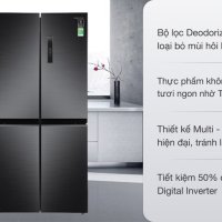 Tủ lạnh Samsung Inverter 488 lít Multi Door RF48A4000B4/SV