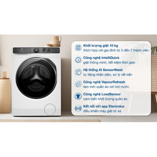 Máy giặt Electrolux UltimateCare 700 Inverter 10 kg EWF1043R7WC 0