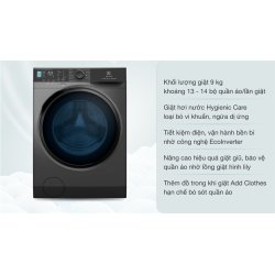 Máy giặt Electrolux UltimateCare 700 Inverter 9 kg EWF9042R7SB 0
